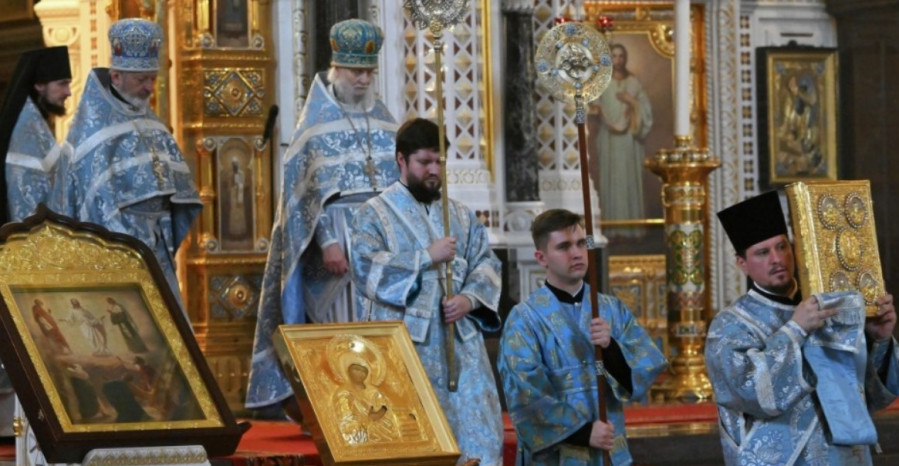 Рождество Христово. Прямая трансляция из Храма Христа Спасителя 06.01.2024